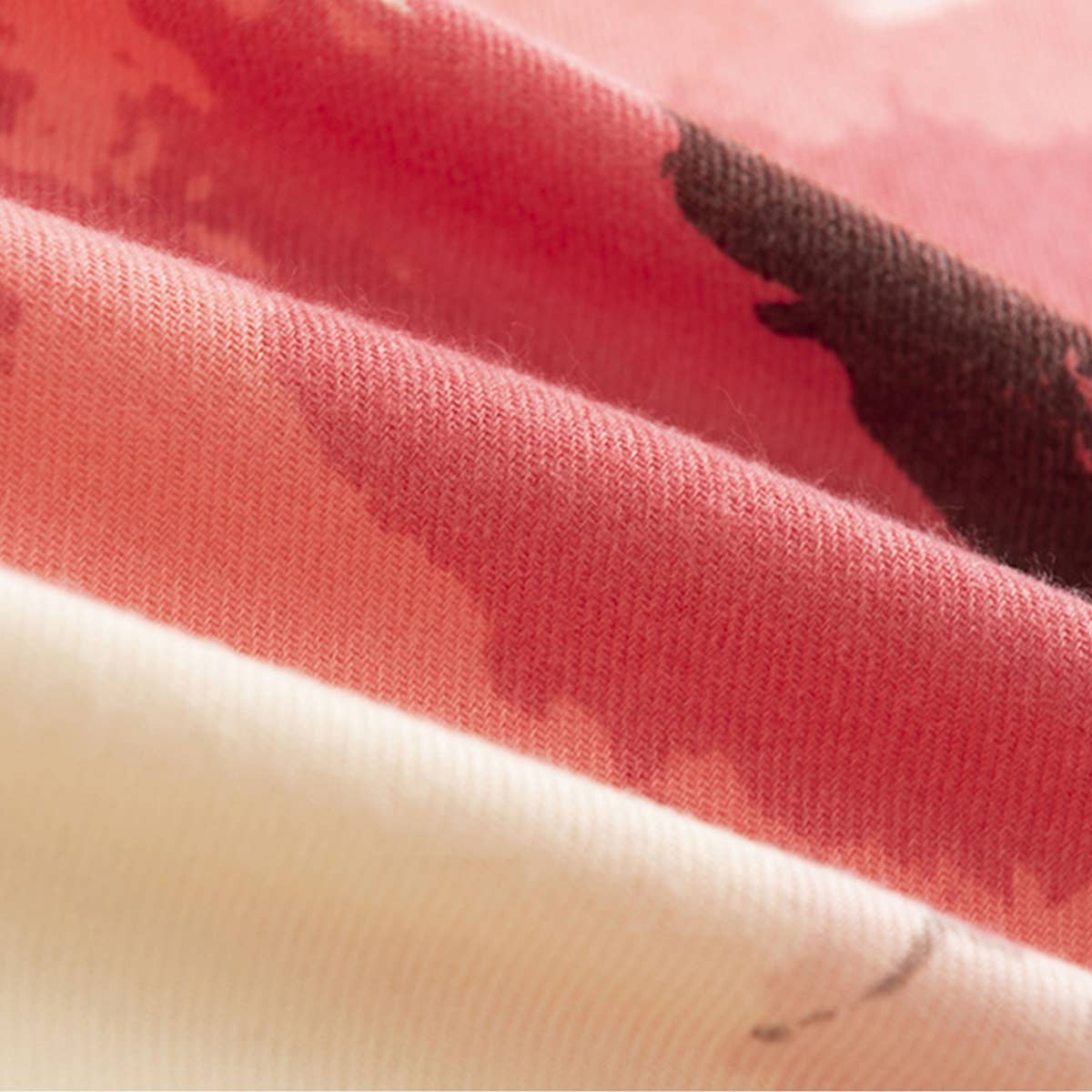 Floral Print Faux Cashmere Scarf for Women