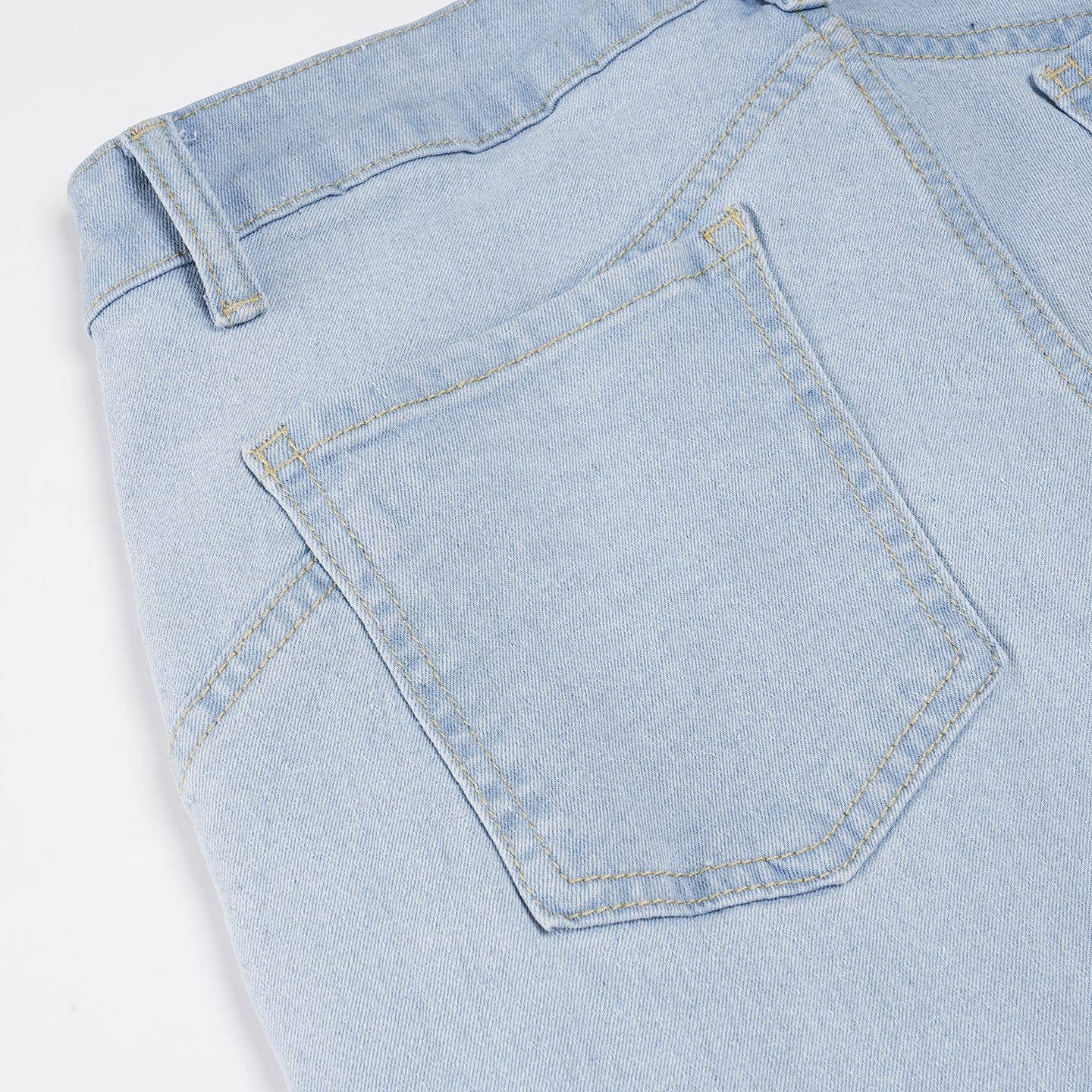 Retro slightly flared stretch skinny jeans