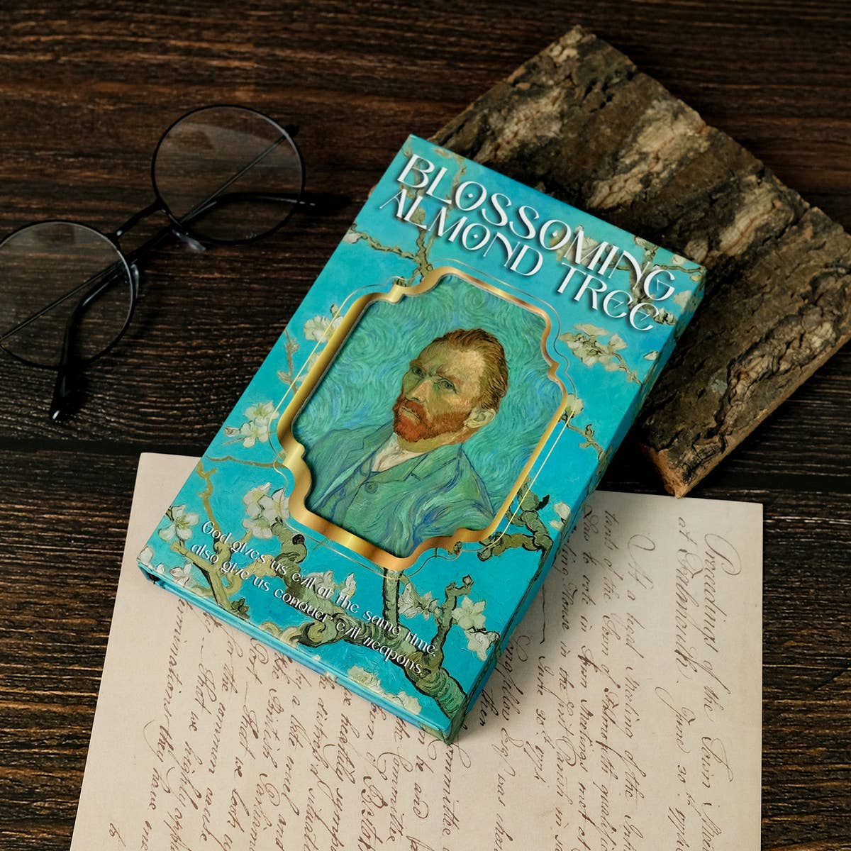 MAGNETIC APRICOT BLOSSOM DIY NOTEBOOK