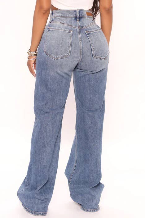 Loose baggy hip-hop street wide-leg jeans