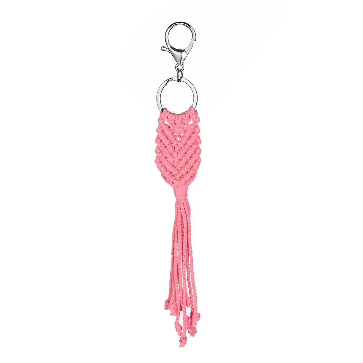HANDCRAFTED BRAIDED KEY RING KEYCHAIN
