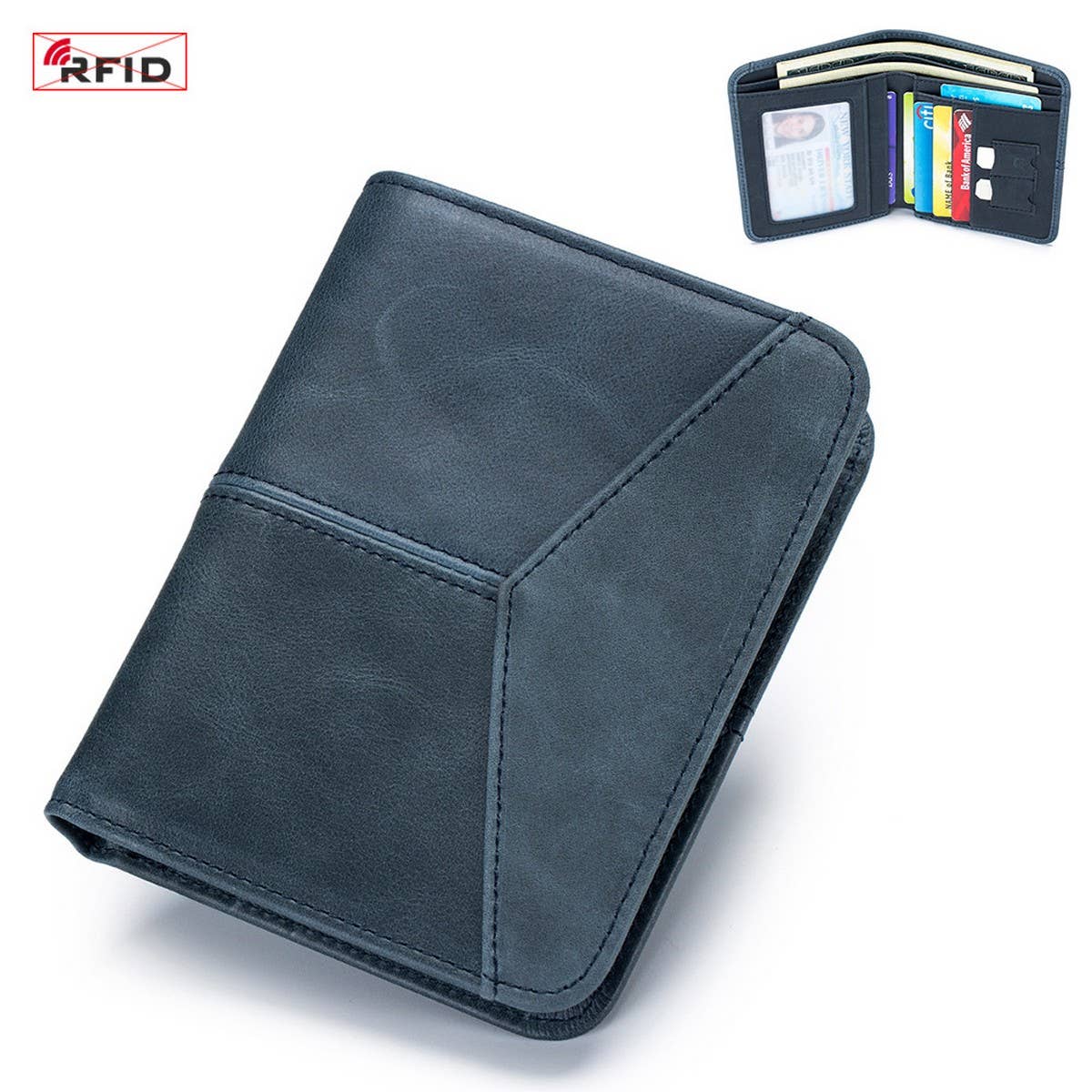 VINTAGE ANTI-THEFT MULTIFUNCTIONAL LEATHER WALLET_CWAB3821