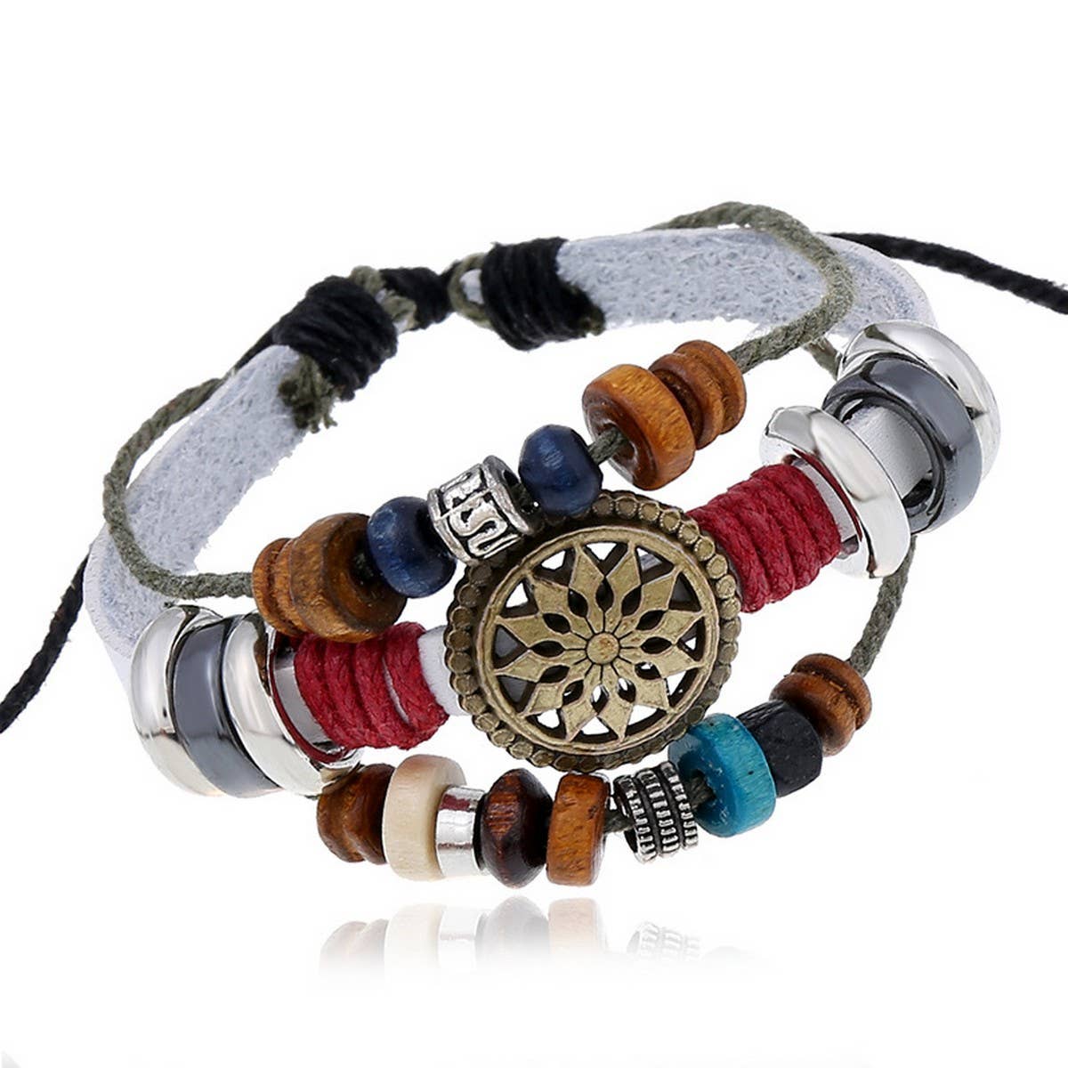 FASHION RETRO PERSONALITY LEATHER BRACELET_CWMM4461