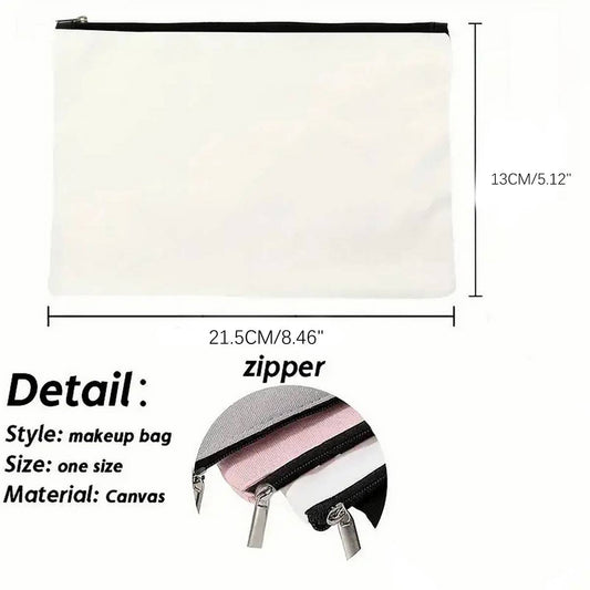 STYLISH PATTERNED WATERPROOF LINEN COSMETIC BAG_CWAB2257