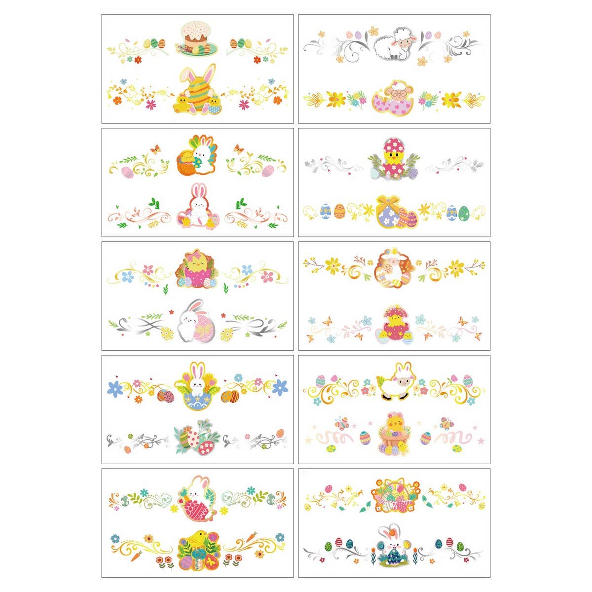 Easter Rabbit Wrist Tattoos ? Kids Watch Style