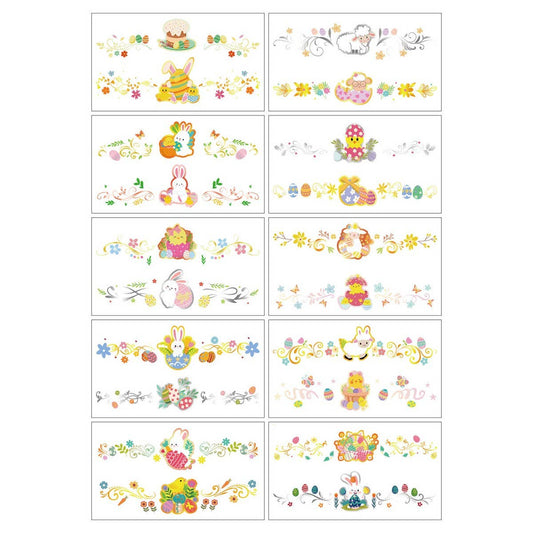 Easter Rabbit Wrist Tattoos ? Kids Watch Style