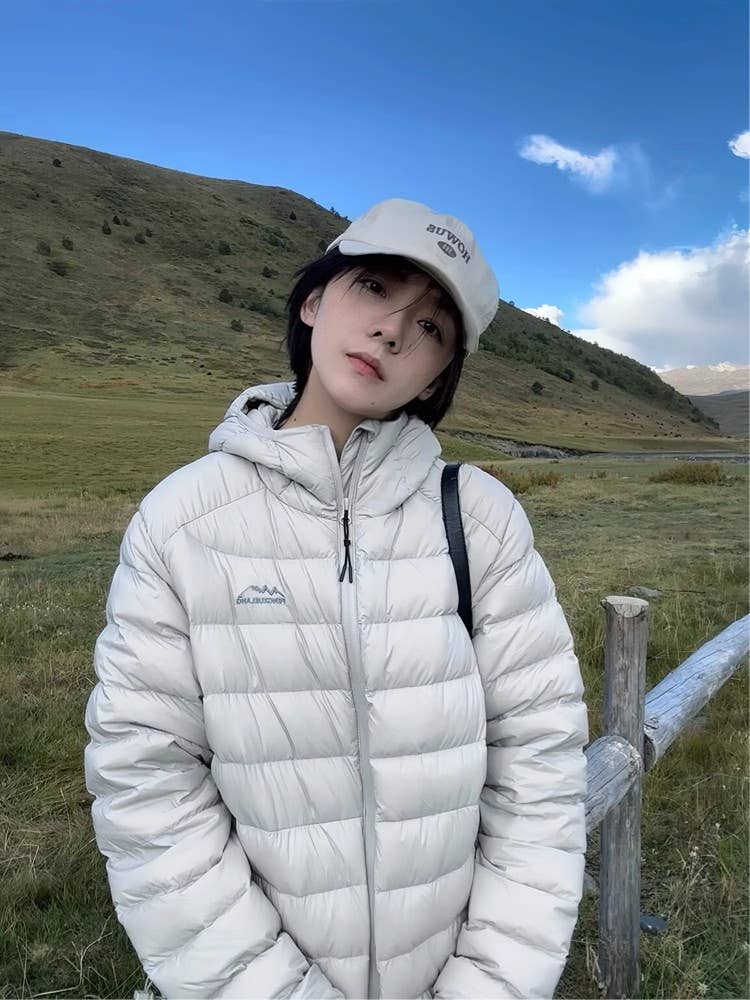 Light and thin warm cotton-padded jacket