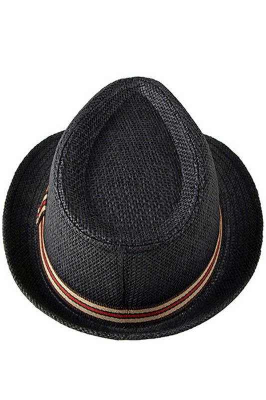 STRAW SUNSHADE BEACH FEDORA_CWAH057