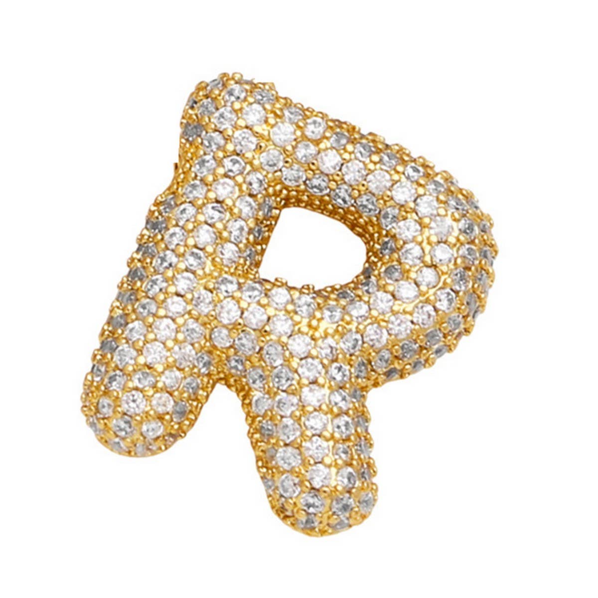 Copper Zirconia Pendant Necklace - Hip Hop