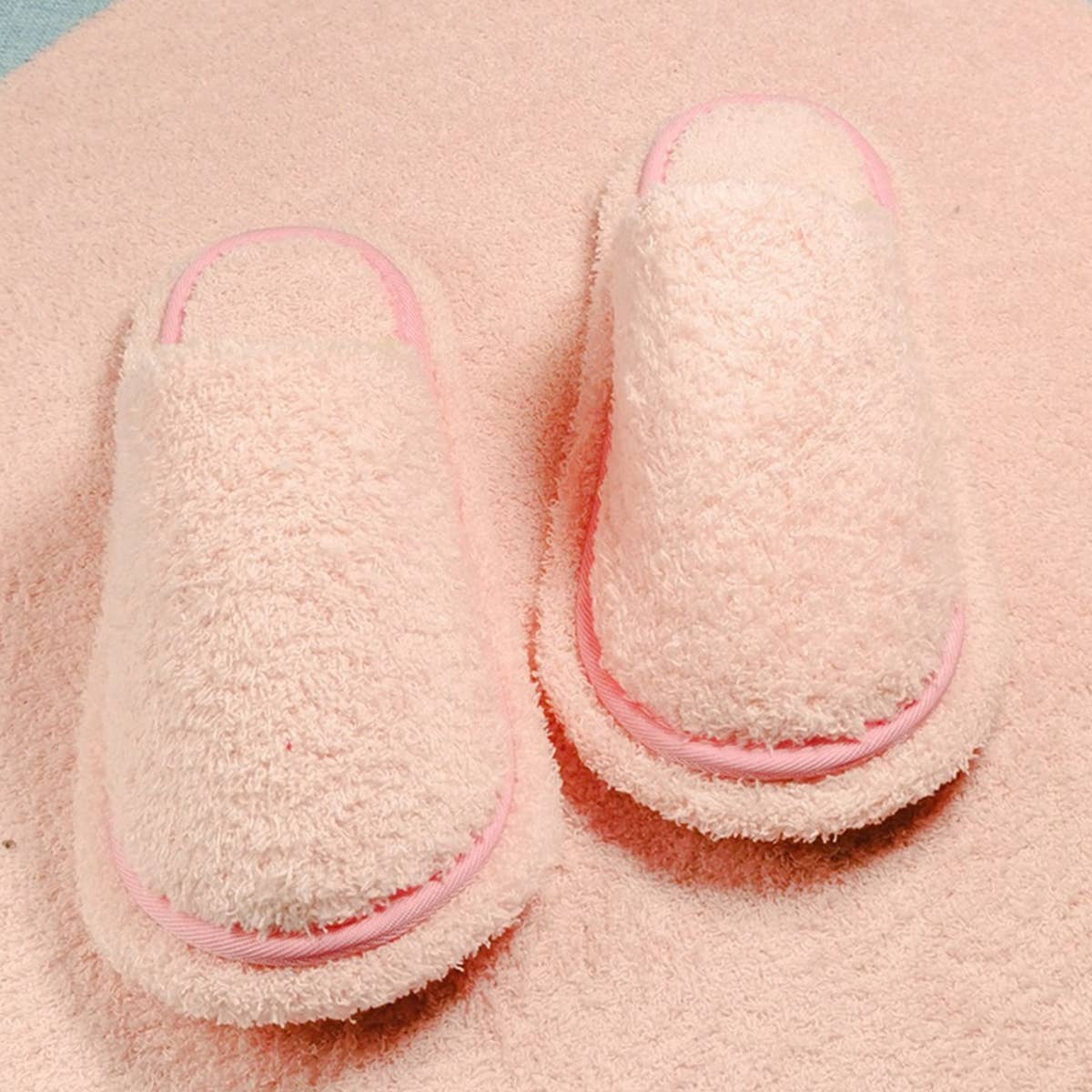 WARM MICROFIBER SLIPPERS FLOOR CLEANING MOP SHOE