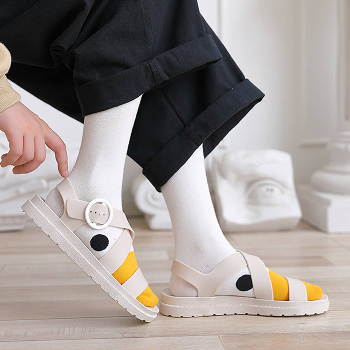 CUTE CARTOON PURE COTTON SOCKS WITH ALL SEASONS