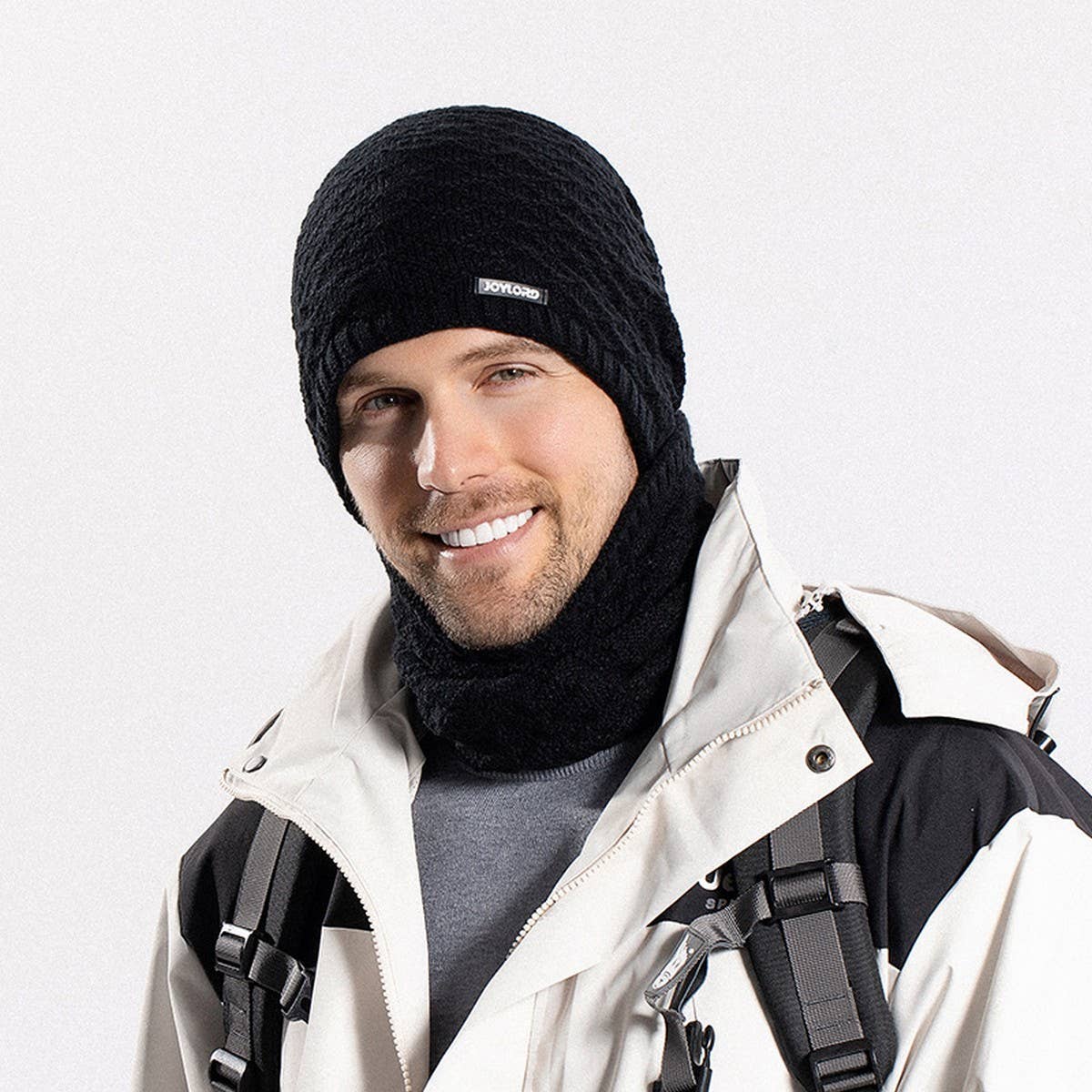 WINTER WARM HAT AND SCARF TWO PIECE SET