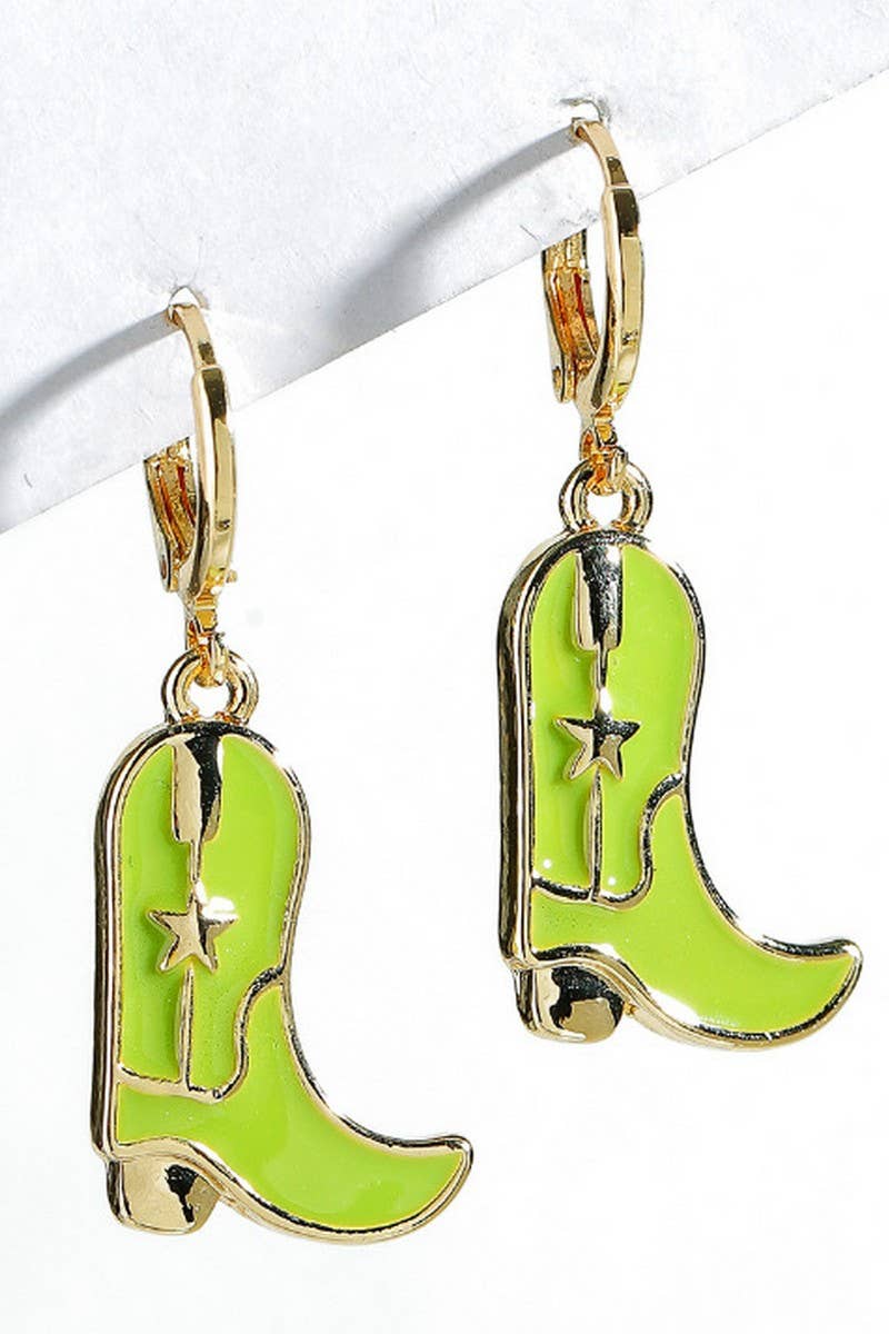 CWAJE1213_COW BOY PINK EARRING(ELLA)