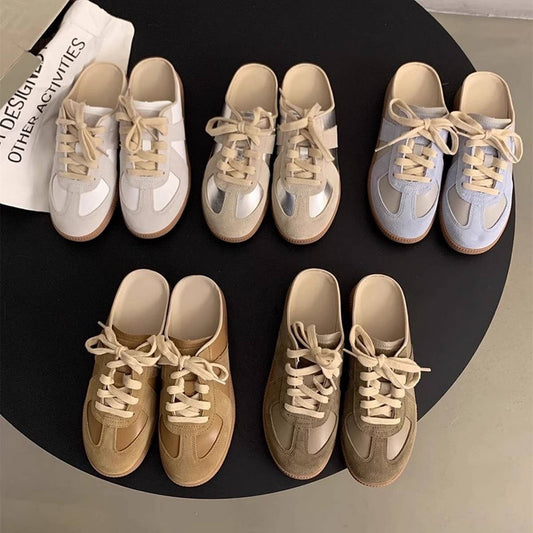 Thick Sole Backless Slip-On Shoes