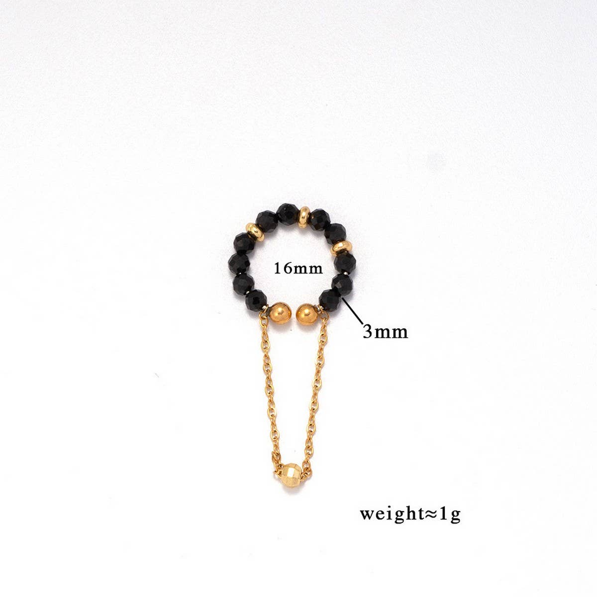 Natural Stone Ear Cuff for Non-Pierced Ears