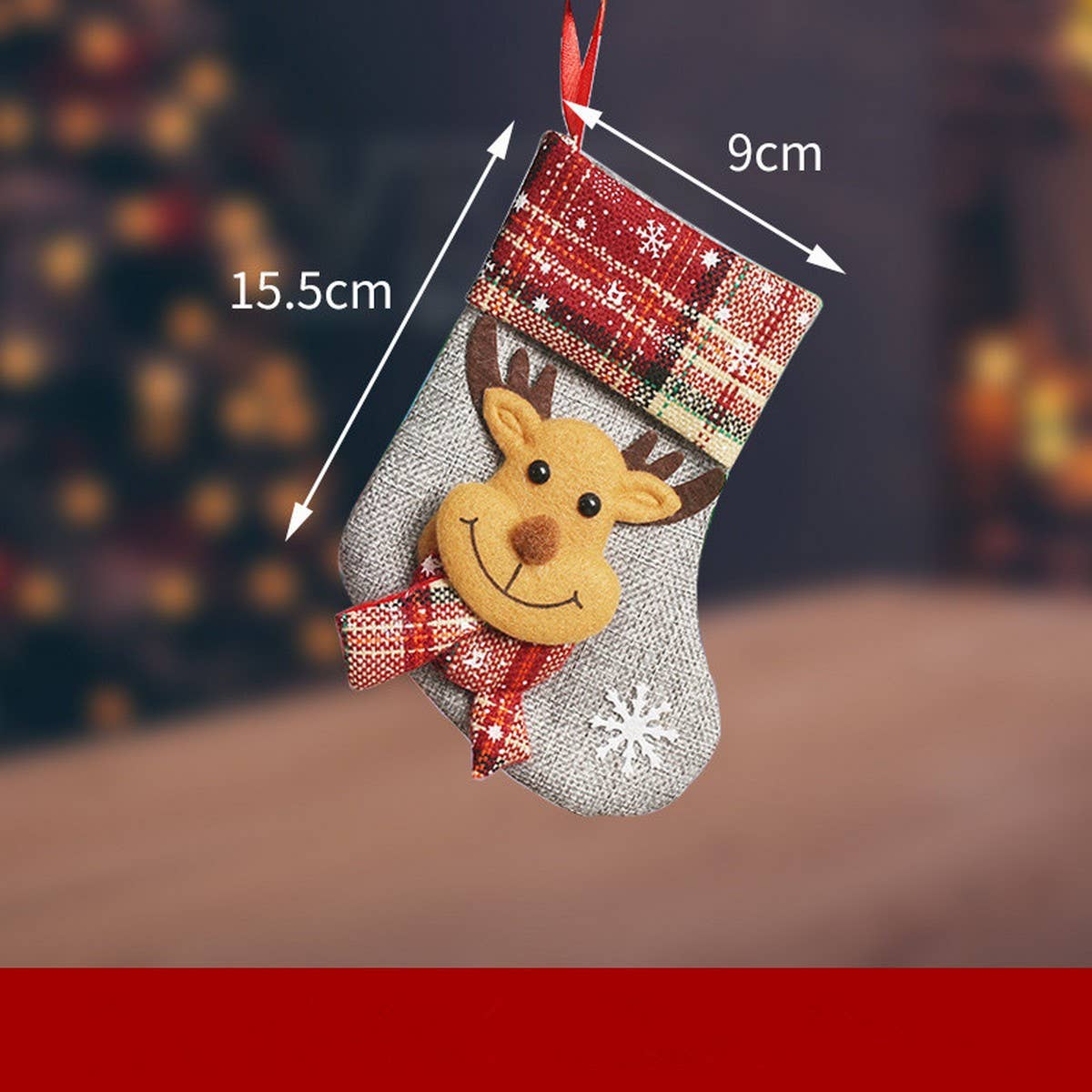 CWMS0923_Christmas Stocking Goodie Bag Hanging Ornament