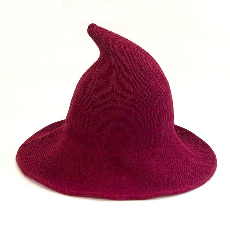 Halloween Pointed Witch Hat, Knit & Foldable_CWAH0617