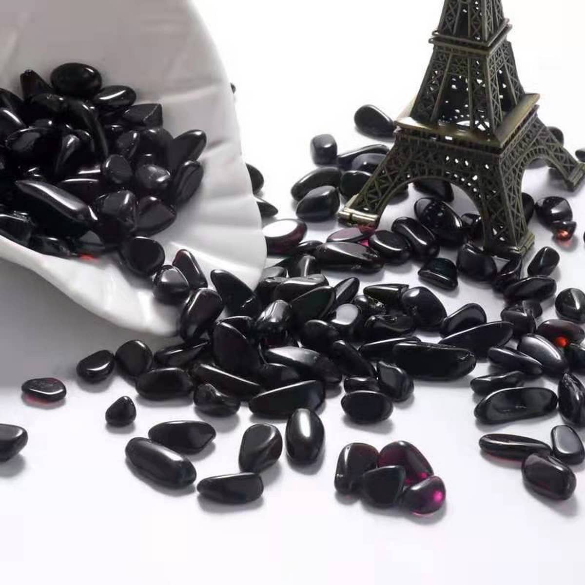 Natural Obsidian Chips for DIY Jewelry