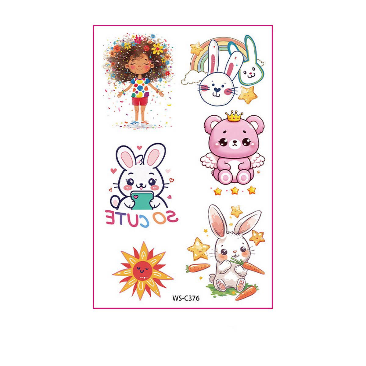 Butterfly Tattoo Stickers for Girls ??Party Fun_CWMM8375