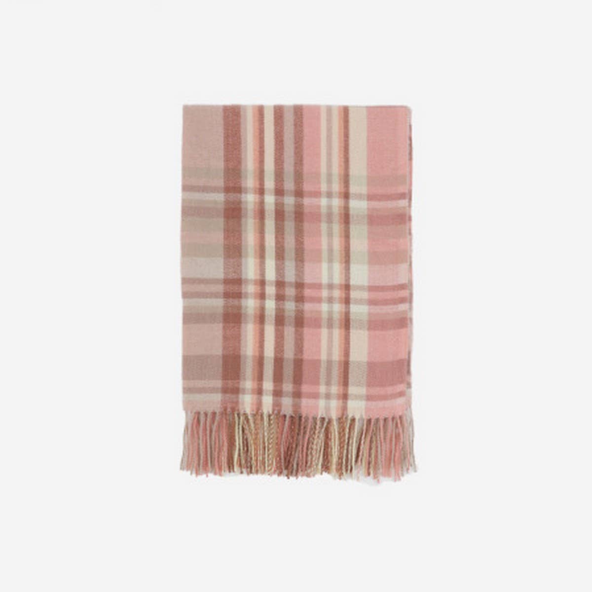 Thick Plaid Scarf ? Long Winter Warm Tassel Shawl