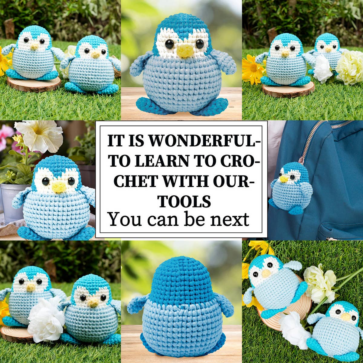 PENGUIN CROCHET DOLL DIY MATERIAL KIT_CWMM1867