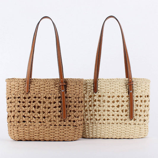 HIGH-END STYLISH LARGE-CAPACITY HAND-WOVEN BAG_CWAB4714