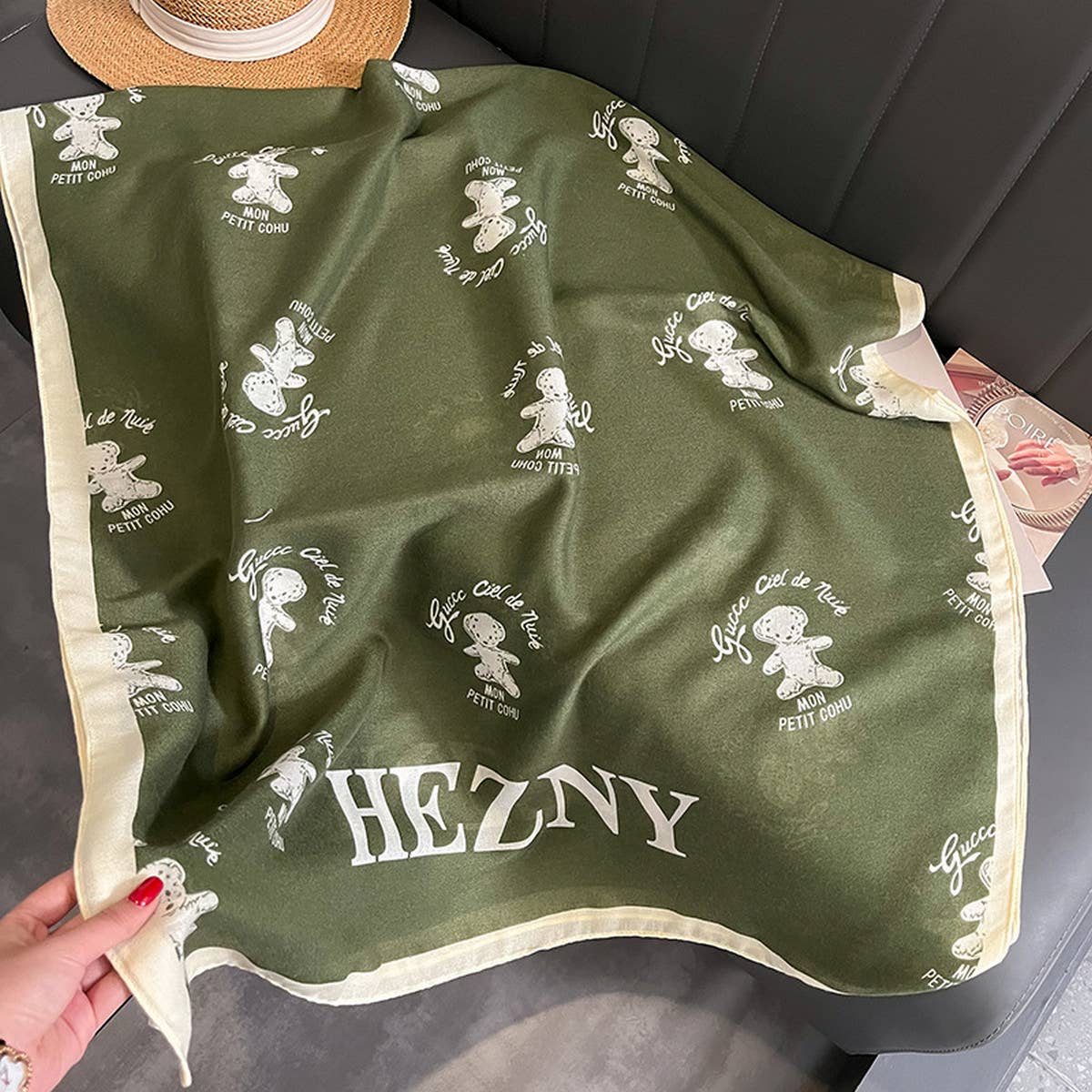 Fashionable Silk Scarf - Fall/Winter Beach Shawl