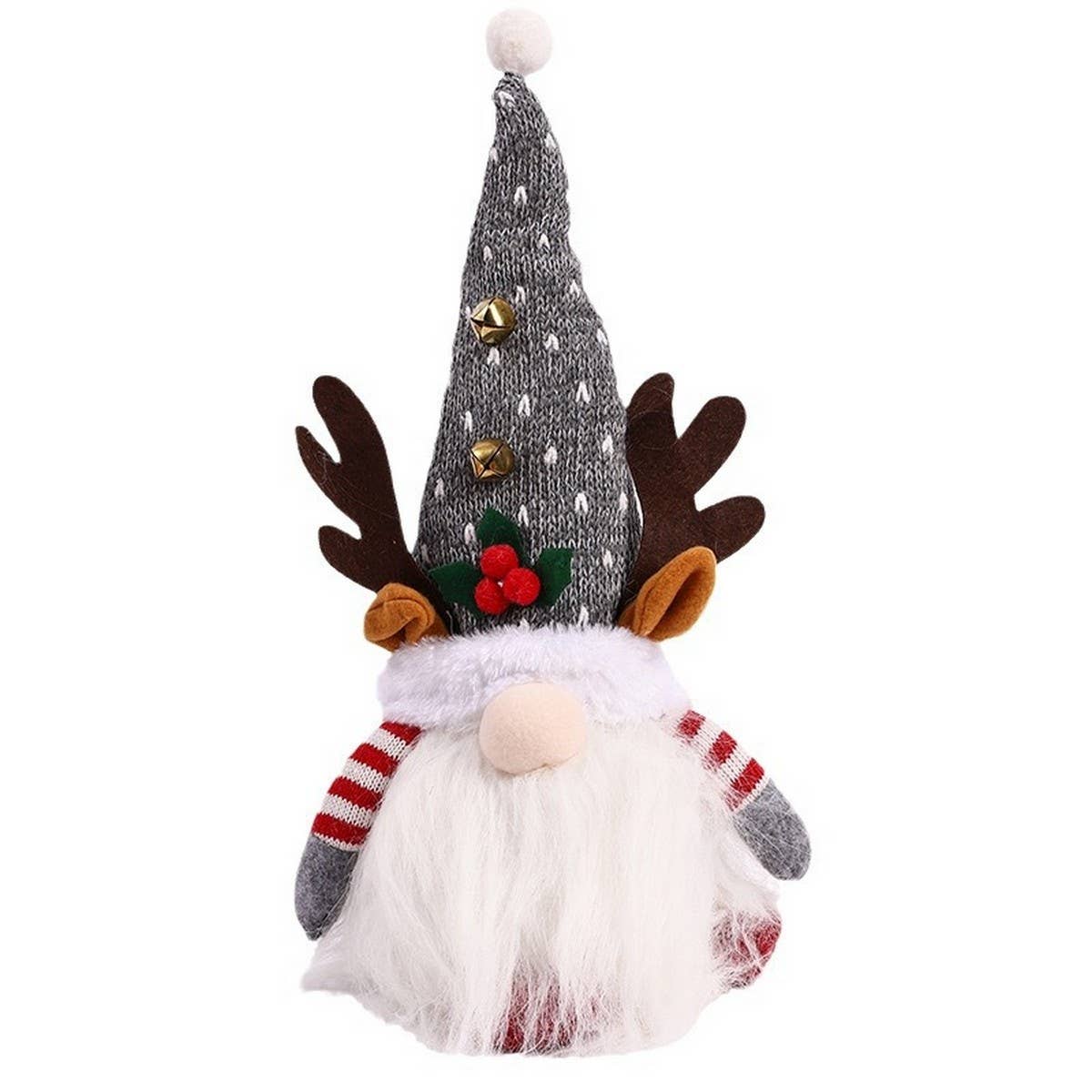 CHRISTMAS LIGHTED RUDOLPH DOLL ORNAMENTS