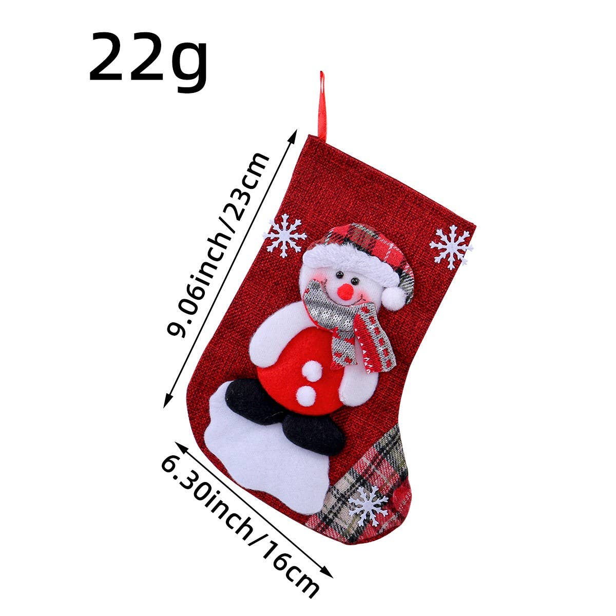 CHRISTMAS STOCKING CANDY GIFT BAG LARGE DECORATION