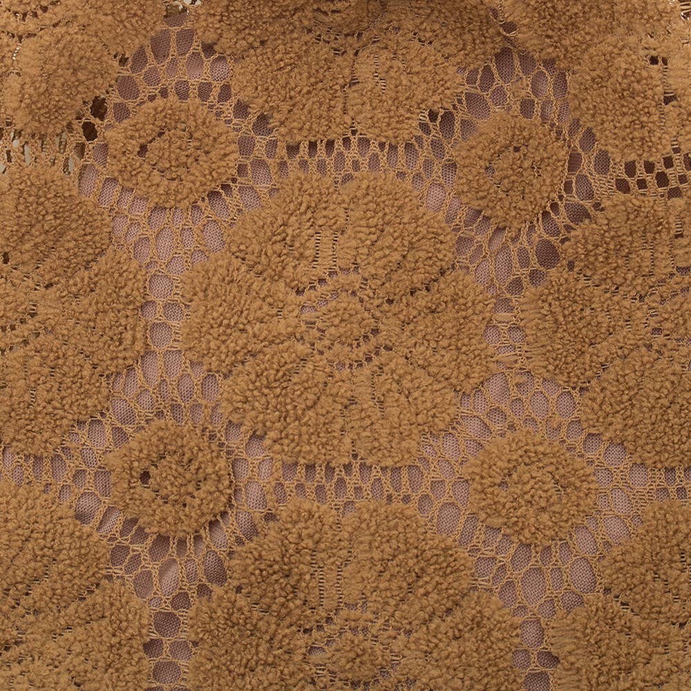 LACE FLOWER DOUBLE TOP HAT PILE PILE HAT