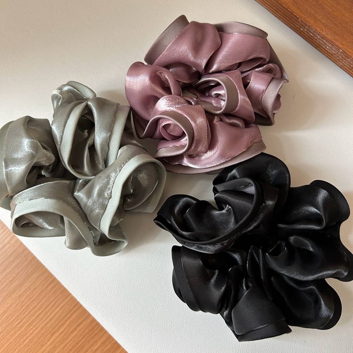 LACE TEMPERAMENT COLORA HAIR SCRUNCHIES