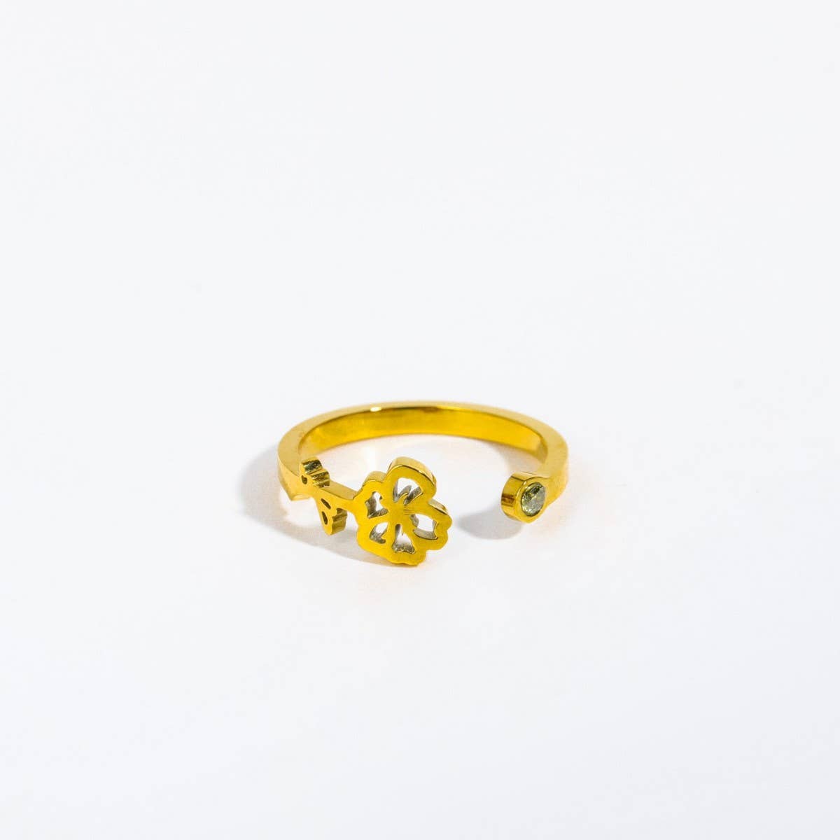 December Colored Zirconia Open Ring