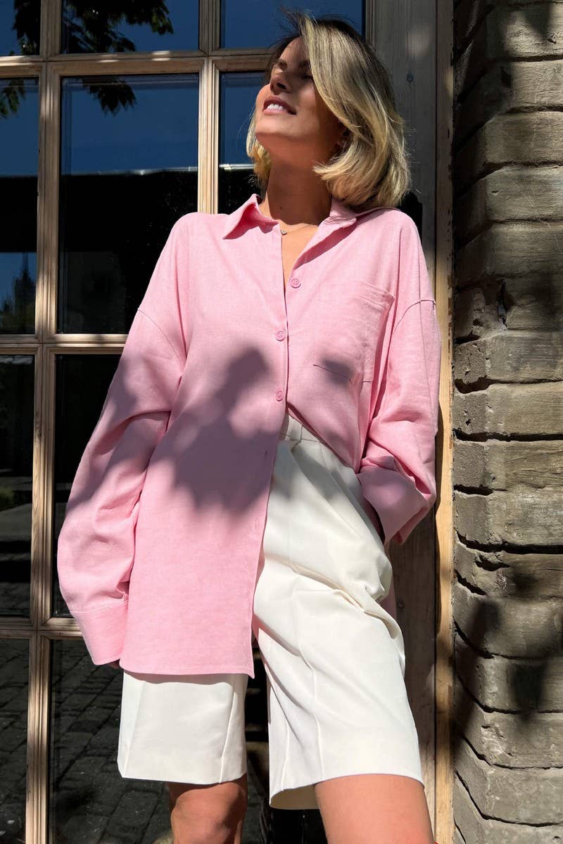 CWBSP0507_CASUAL LOOSE FIT SLIMMING 5-INCH BLAZER SHORTS