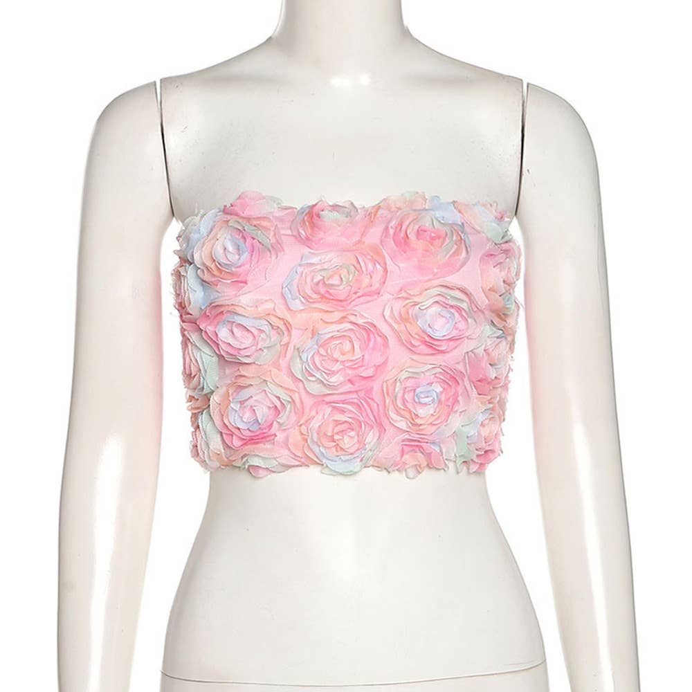 Stylish sexy halter short slim-fit vest