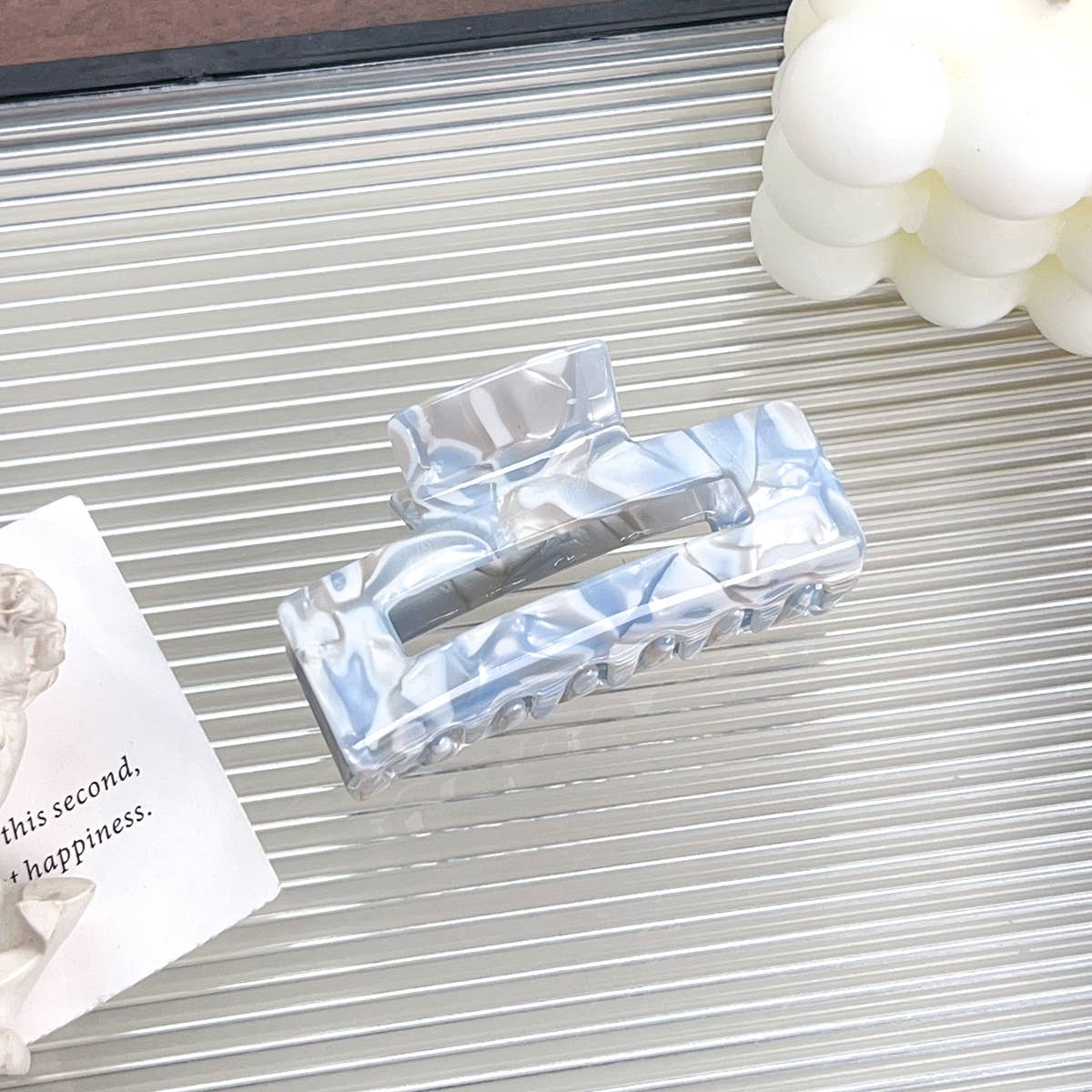 Elegant square and high-end grip clip