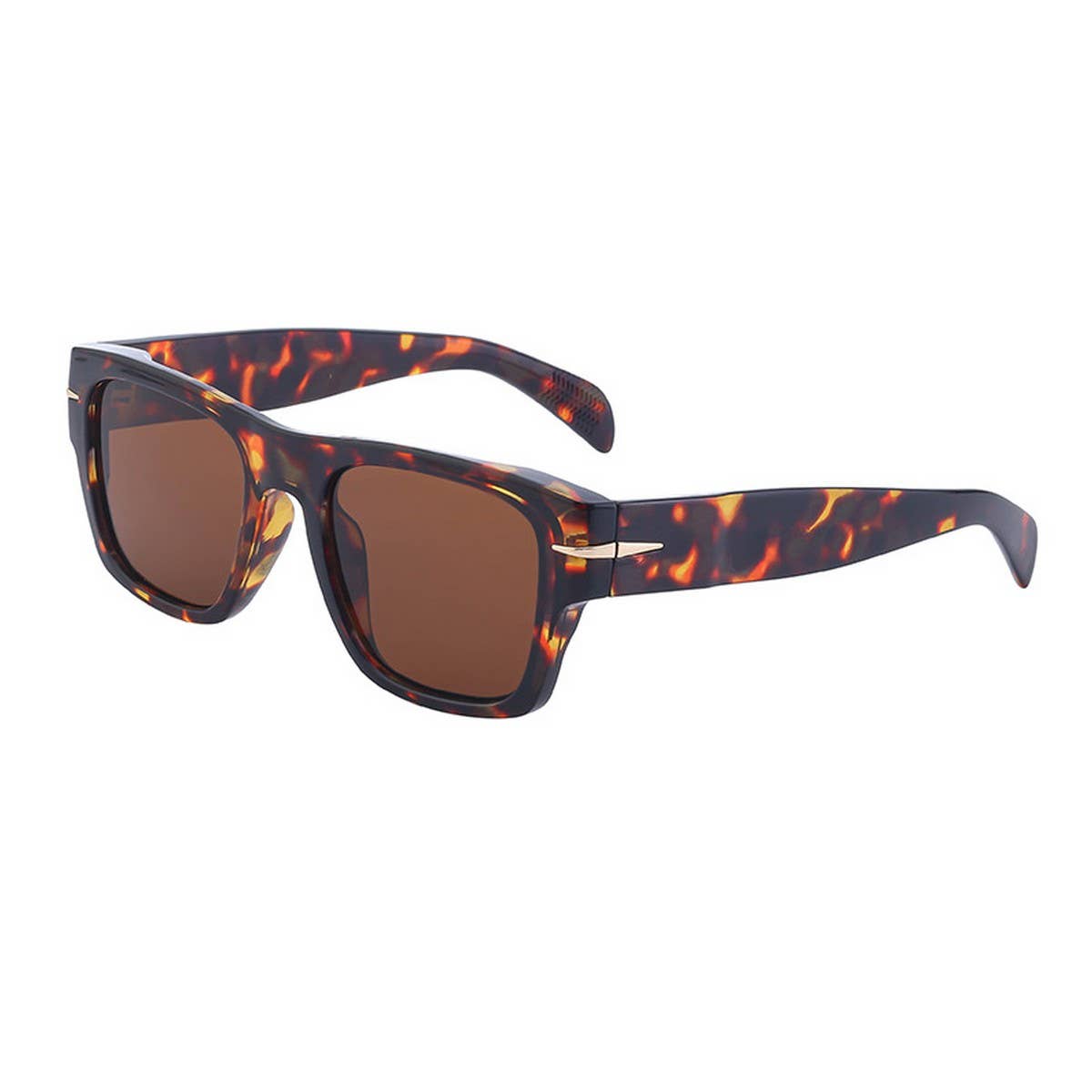 RETRO SUNGLASSES FASHION SQUARE FRAME SUNGLASSES