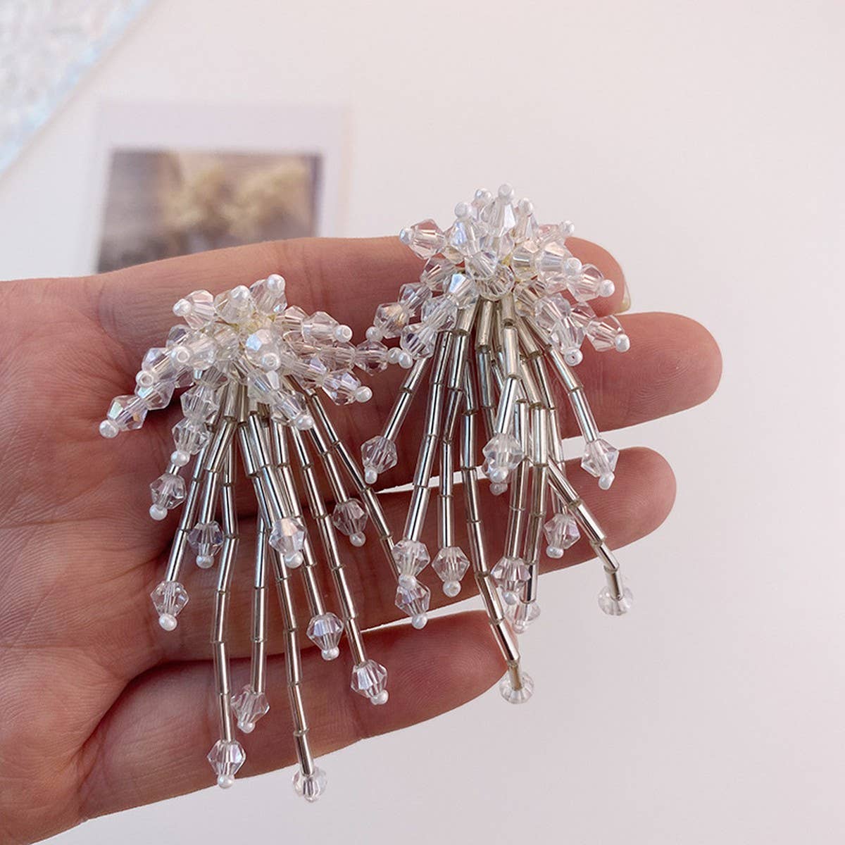 FIREWORKS RETRO ELEGANT DRESS EARRINGS