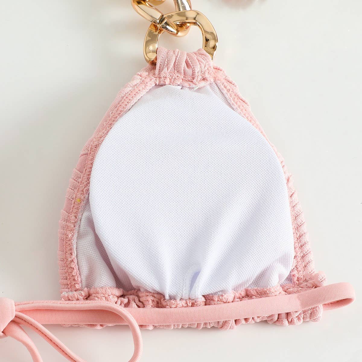 WOMEN SWIMSUIT METAL CHAIN BIKINI