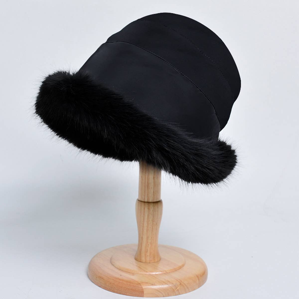 WOMEN WINTER FASHION PLUSH BUCKET HAT_CWAH0562