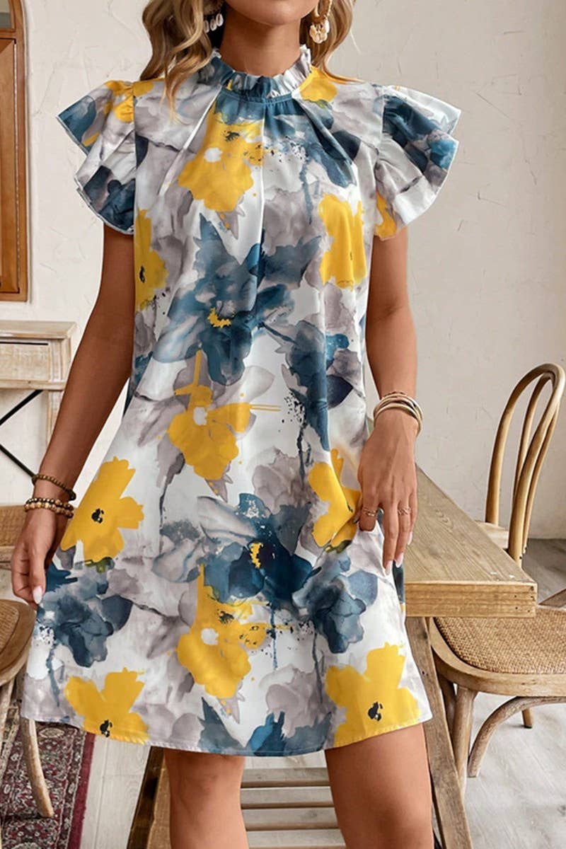 CWDSD8218_SPRING AND SUMMER CASUAL BOHEMIAN PRINT DRESS