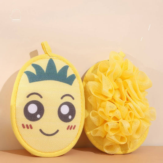 BATH POUF 2 IN 1 SOFT AND NON-FRAGILE BATH BALL_CWMM3329