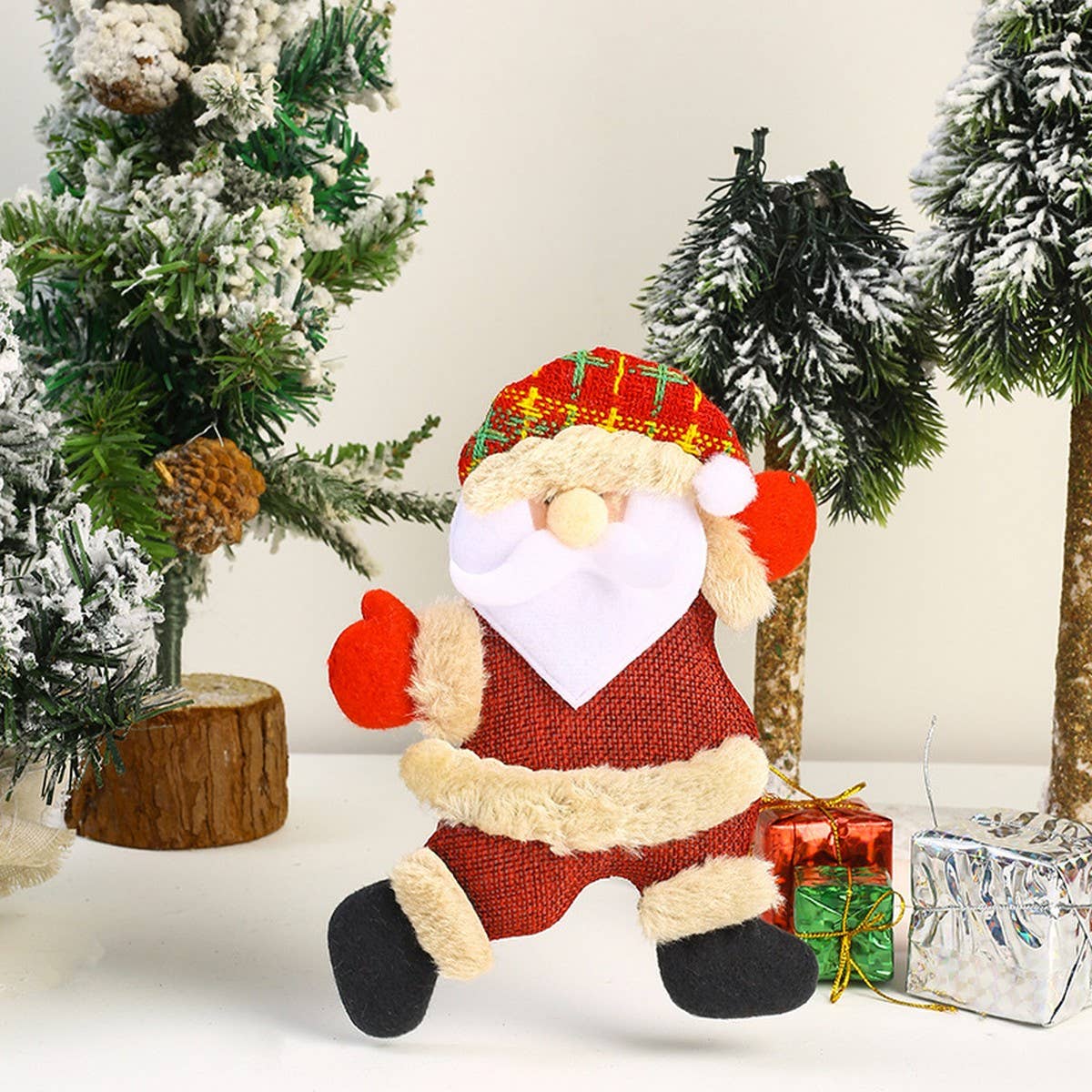 CHRISTMAS CLOTH FIGURINE CHRISTMAS TREE PENDANT