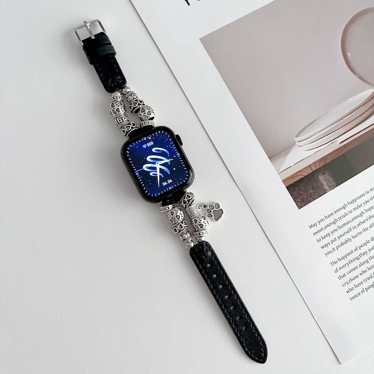 IWATCH9-1 SE TIBETAN SILVER WATCH STRAP