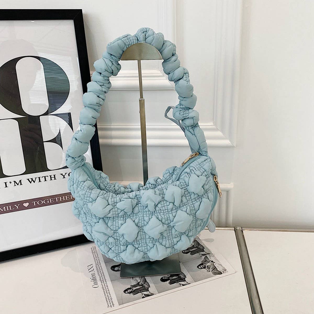 Dumpling Puff Cloud Bag Shoulder Crossbody_CUAB00459