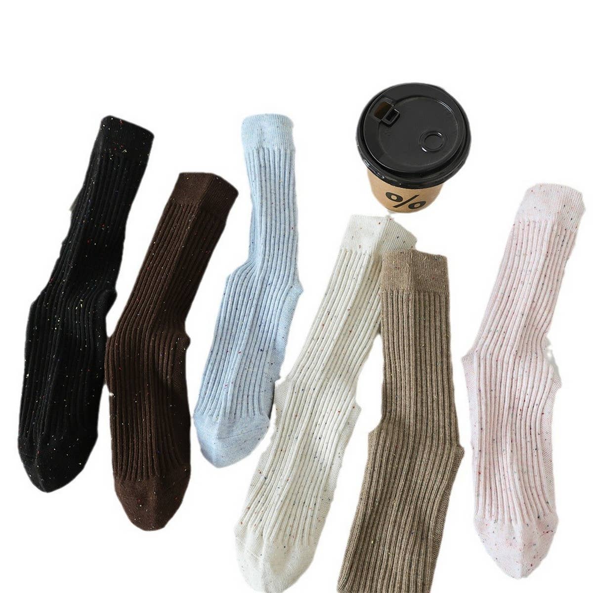 WOMEN AUTUMN AND WINTER MID-LENGTH SOCKS