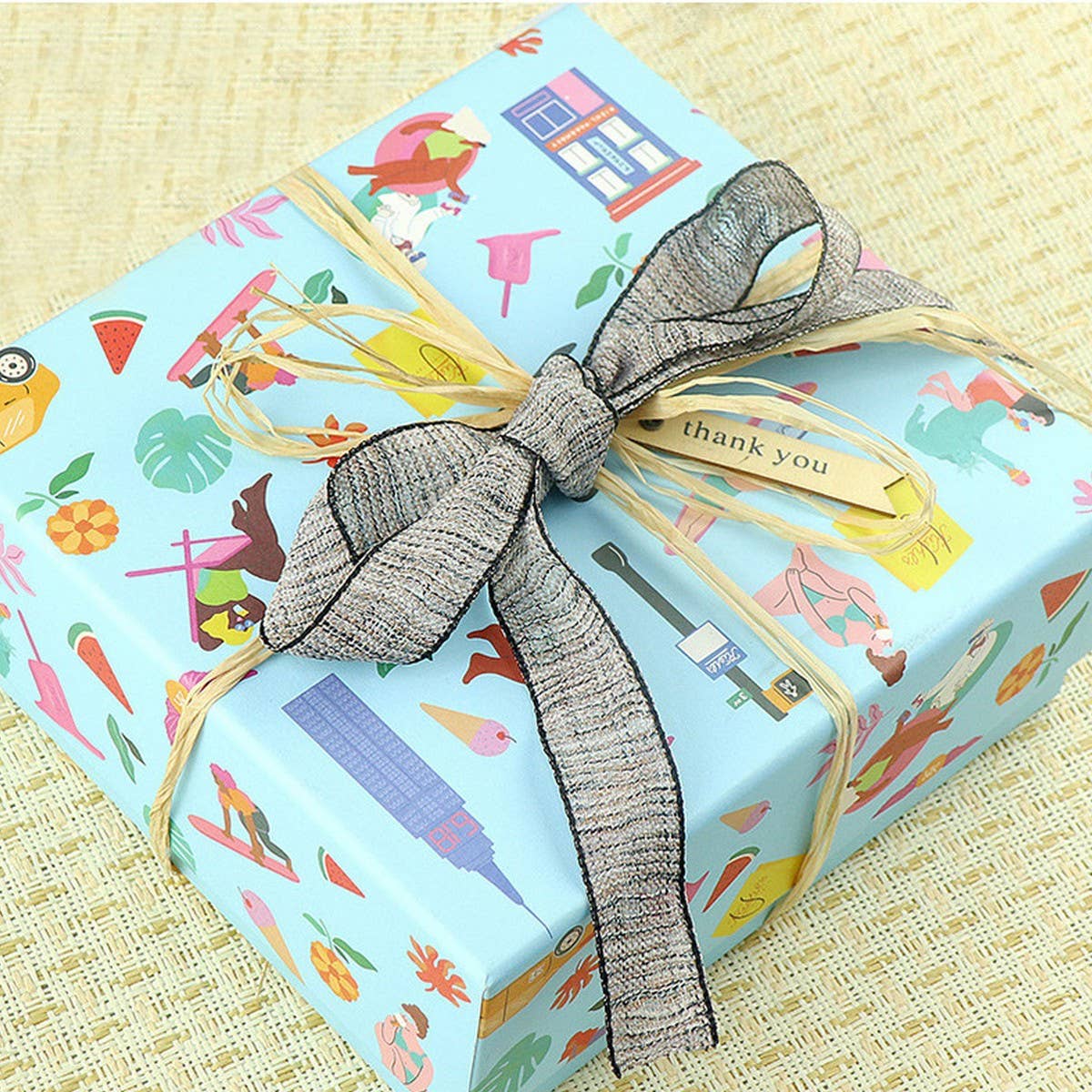 CWMM10267_NATURAL RAFFIA GRASS FOR BOUQUET WRAP DIY