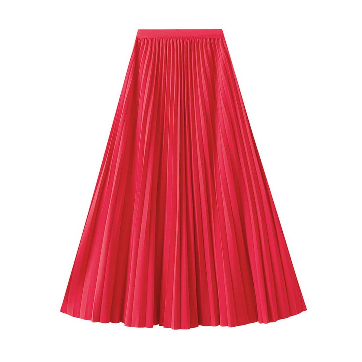 ACCORDION SKIRT LONG HIGH WAISTA-LINE PLEATEDSKIRT_CWBMS0293