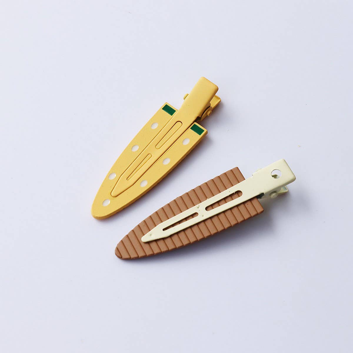 Metal Carrot Hair Clip, No-Crease Side Bang Pin