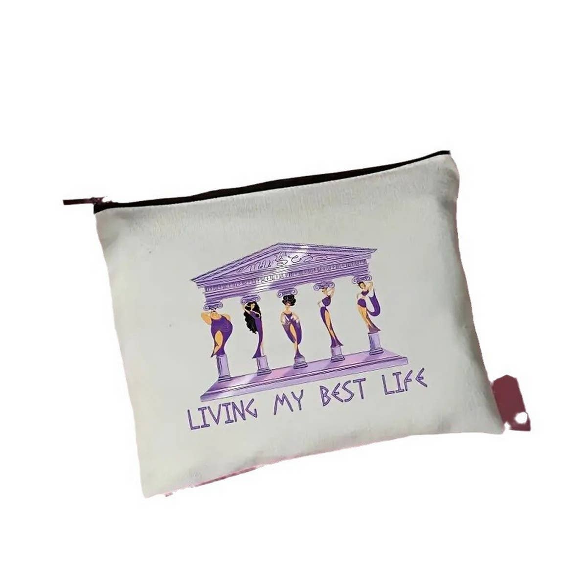 LETTER SIMPLE PRINT COSMETIC BAG_CWAB1784