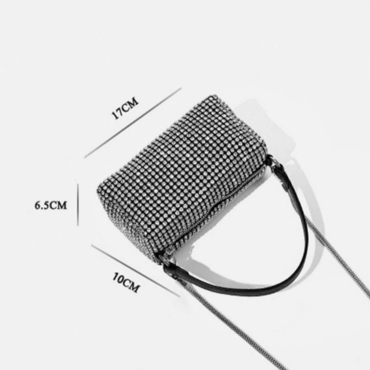 FASHION SMALL SQUARE RHINESTONE EVENING BAG_CWAB3581